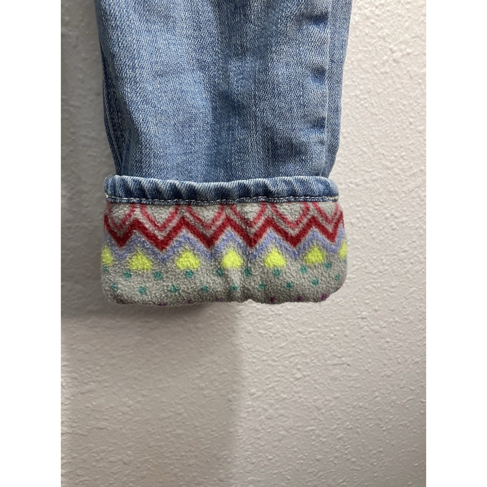 2013 GAP 1969 Denim Toddler Girl Size 5T Lined Jeans Playdate Straight Style - Picture 2 of 9